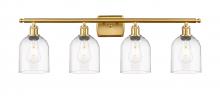  516-4W-SG-G558-6CL - Bella - 4 Light - 36 inch - Satin Gold - Bath Vanity Light