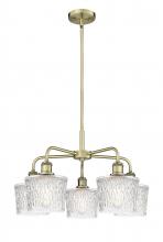  516-5CR-AB-G402 - Niagara - 5 Light - 25 inch - Antique Brass - Chandelier