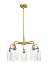  516-5CR-BB-G342 - Hadley - 5 Light - 23 inch - Brushed Brass - Chandelier