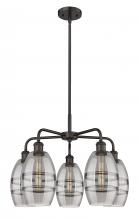  516-5CR-OB-G557-6SM - Vaz - 5 Light - 24 inch - Oil Rubbed Bronze - Chandelier