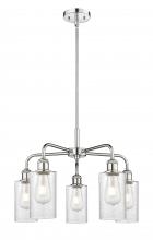  516-5CR-PC-G804 - Clymer - 5 Light - 22 inch - Polished Chrome - Chandelier