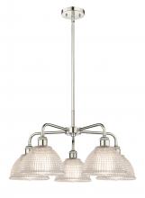  516-5CR-PN-G422 - Arietta - 5 Light - 26 inch - Polished Nickel - Chandelier