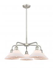  516-5CR-SN-G131 - Orwell - 5 Light - 26 inch - Satin Nickel - Chandelier