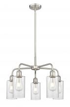  516-5CR-SN-G804 - Clymer - 5 Light - 22 inch - Satin Nickel - Chandelier