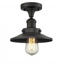  517-1CH-OB-M5 - Railroad - 1 Light - 7 inch - Oil Rubbed Bronze - Semi-Flush Mount