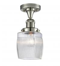  517-1CH-PN-G302 - Colton - 1 Light - 6 inch - Polished Nickel - Semi-Flush Mount