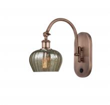  518-1W-AC-G96 - Fenton - 1 Light - 7 inch - Antique Copper - Sconce