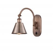  518-1W-AC-M8 - Smithfield - 1 Light - 7 inch - Antique Copper - Sconce