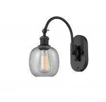  518-1W-BK-G104 - Belfast - 1 Light - 6 inch - Matte Black - Sconce