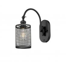  518-1W-BK-M18-BK - Nestbrook - 1 Light - 5 inch - Matte Black - Sconce