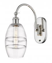  518-1W-PN-G557-6CL - Vaz - 1 Light - 6 inch - Polished Nickel - Sconce