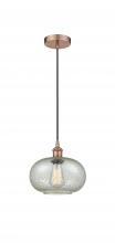  616-1P-AC-G249 - Gorham - 1 Light - 10 inch - Antique Copper - Cord hung - Mini Pendant