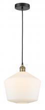  616-1P-BAB-G651-12 - Cindyrella - 1 Light - 12 inch - Black Antique Brass - Cord hung - Mini Pendant