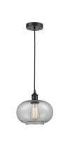  616-1P-BK-G247 - Gorham - 1 Light - 10 inch - Matte Black - Cord hung - Mini Pendant