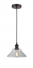  616-1P-OB-G132 - Orwell - 1 Light - 8 inch - Oil Rubbed Bronze - Cord hung - Mini Pendant