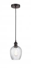  616-1P-OB-G292 - Salina - 1 Light - 6 inch - Oil Rubbed Bronze - Cord hung - Mini Pendant