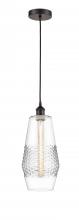  616-1P-OB-G682-7 - Windham - 1 Light - 7 inch - Oil Rubbed Bronze - Cord hung - Mini Pendant