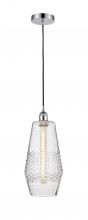  616-1P-PC-G684-7 - Windham - 1 Light - 7 inch - Polished Chrome - Cord hung - Mini Pendant