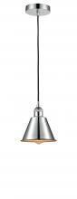  616-1P-PC-M8 - Smithfield - 1 Light - 7 inch - Polished Chrome - Cord hung - Mini Pendant