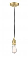  616-1P-SB - Edison - 1 Light - 2 inch - Satin Brass - Cord hung - Mini Pendant