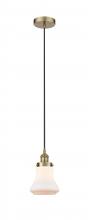  616-1PH-AB-G191 - Bellmont - 1 Light - 6 inch - Antique Brass - Cord hung - Mini Pendant