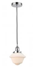  616-1PH-PC-G531 - Oxford - 1 Light - 7 inch - Polished Chrome - Cord hung - Mini Pendant