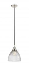  616-1PH-PN-G222 - Seneca Falls - 1 Light - 10 inch - Polished Nickel - Cord hung - Mini Pendant