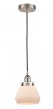  616-1PH-SN-G171 - Fulton - 1 Light - 7 inch - Brushed Satin Nickel - Cord hung - Mini Pendant