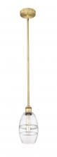  616-1S-BB-G557-6CL - Vaz - 1 Light - 6 inch - Brushed Brass - Cord hung - Mini Pendant