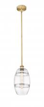  616-1S-BB-G557-8CL - Vaz - 1 Light - 8 inch - Brushed Brass - Cord hung - Mini Pendant