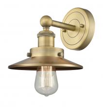  616-1W-BB-M4-BB - Edison - 1 Light - 8 inch - Brushed Brass - Sconce