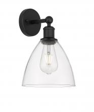  616-1W-BK-GBD-752 - Bristol - 1 Light - 8 inch - Matte Black - Sconce