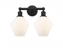  616-2W-BK-G651-8 - Cindyrella - 2 Light - 17 inch - Matte Black - Bath Vanity Light