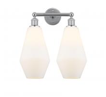  616-2W-PC-G651-7 - Cindyrella - 2 Light - 16 inch - Polished Chrome - Bath Vanity Light