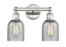  616-2W-PN-G257 - Caledonia - 2 Light - 14 inch - Polished Nickel - Bath Vanity Light