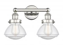  616-2W-PN-G324 - Olean - 2 Light - 16 inch - Polished Nickel - Bath Vanity Light