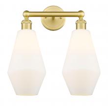  616-2W-SG-G651-7 - Cindyrella - 2 Light - 16 inch - Satin Gold - Bath Vanity Light