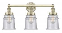  616-3W-AB-G184 - Canton - 3 Light - 24 inch - Antique Brass - Bath Vanity Light