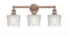  616-3W-AC-G402 - Niagara - 3 Light - 25 inch - Antique Copper - Bath Vanity Light