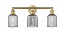  616-3W-BB-G559-5SM - Bridal Veil - 3 Light - 23 inch - Brushed Brass - Bath Vanity Light