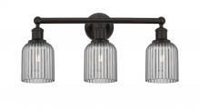  616-3W-OB-G559-5SM - Bridal Veil - 3 Light - 23 inch - Oil Rubbed Bronze - Bath Vanity Light