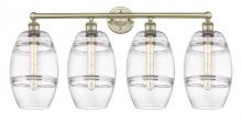  616-4W-AB-G557-8CL - Vaz - 4 Light - 35 inch - Antique Brass - Bath Vanity Light