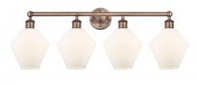  616-4W-AC-G651-8 - Cindyrella - 4 Light - 35 inch - Antique Copper - Bath Vanity Light