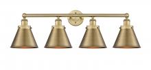  616-4W-BB-M13-BB - Appalachian - 4 Light - 35 inch - Brushed Brass - Bath Vanity Light