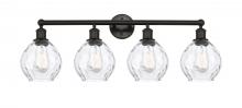  616-4W-OB-G362 - Waverly - 4 Light - 33 inch - Oil Rubbed Bronze - Bath Vanity Light