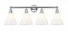  616-4W-PC-GBC-81 - Berkshire - 4 Light - 35 inch - Polished Chrome - Bath Vanity Light