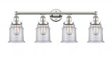  616-4W-PN-G182 - Canton - 4 Light - 33 inch - Polished Nickel - Bath Vanity Light