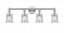  616-4W-PN-G184S - Canton - 4 Light - 32 inch - Polished Nickel - Bath Vanity Light