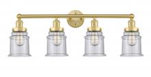  616-4W-SG-G184 - Canton - 4 Light - 33 inch - Satin Gold - Bath Vanity Light