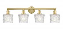  616-4W-SG-G402 - Niagara - 4 Light - 34 inch - Satin Gold - Bath Vanity Light